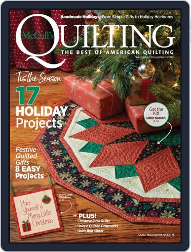 McCall's Quilting September 27th, 2018 Digital Back Issue Cover