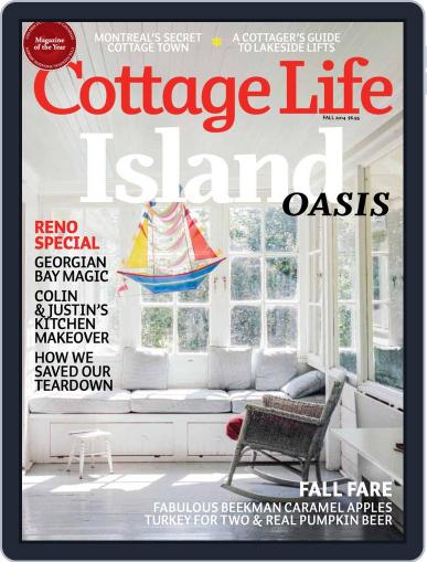 Cottage Life October 1st, 2014 Digital Back Issue Cover