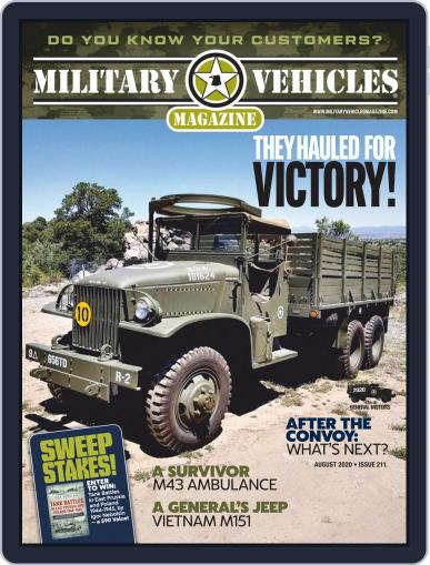 Military Vehicles August 1st, 2020 Digital Back Issue Cover