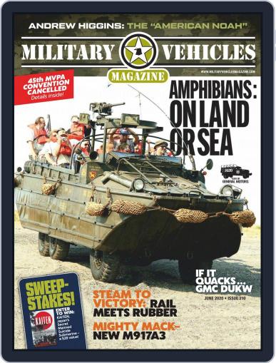 Military Vehicles June 1st, 2020 Digital Back Issue Cover