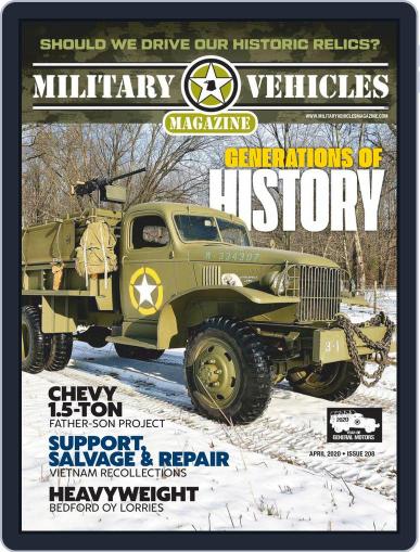 Military Vehicles April 1st, 2020 Digital Back Issue Cover