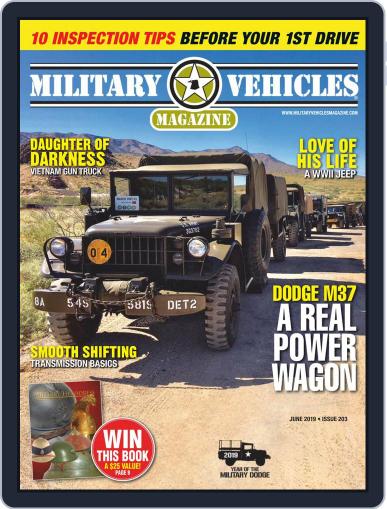 Military Vehicles June 1st, 2019 Digital Back Issue Cover