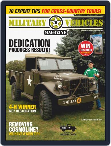 Military Vehicles February 1st, 2019 Digital Back Issue Cover