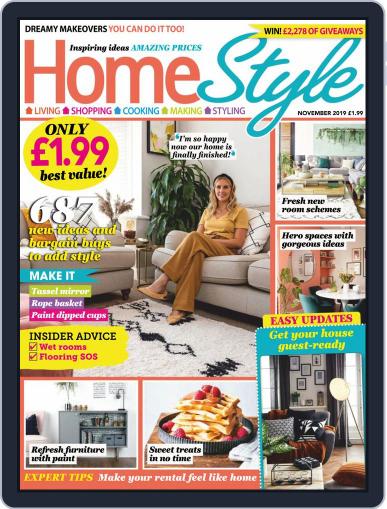HomeStyle United Kingdom November 1st, 2019 Digital Back Issue Cover