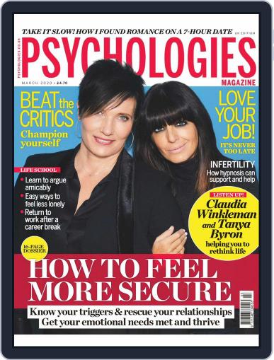 Psychologies March 1st, 2020 Digital Back Issue Cover