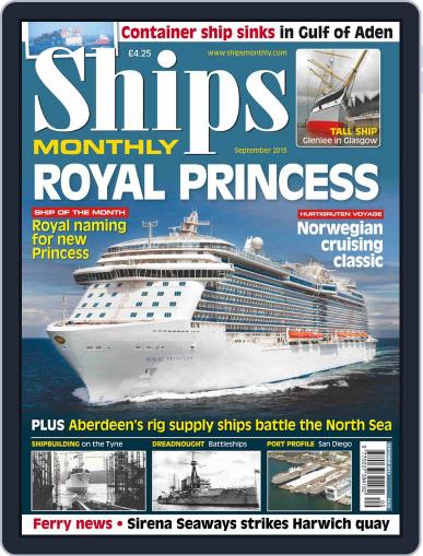 Ships Monthly September 1st, 2013 Digital Back Issue Cover