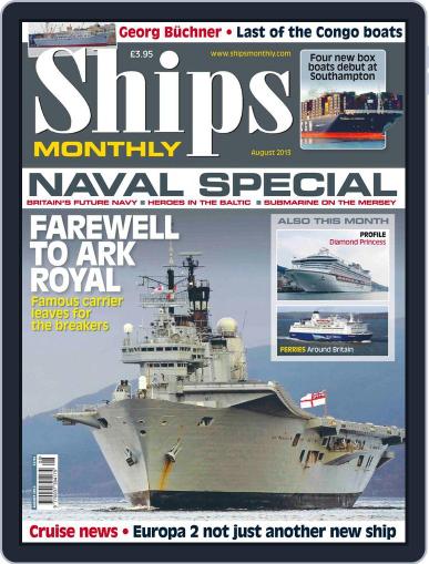 Ships Monthly August 1st, 2013 Digital Back Issue Cover