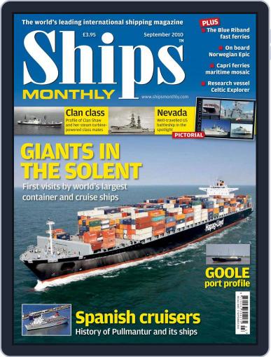 Ships Monthly September 1st, 2010 Digital Back Issue Cover