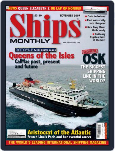 Ships Monthly October 5th, 2007 Digital Back Issue Cover