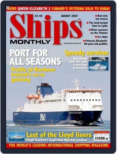 Ships Monthly July 10th, 2007 Digital Back Issue Cover