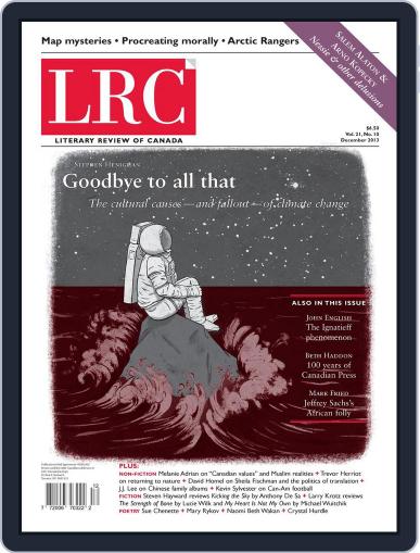Literary Review of Canada December 1st, 2013 Digital Back Issue Cover