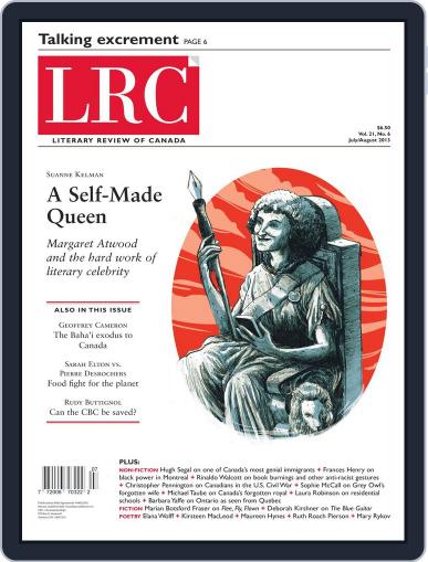 Literary Review of Canada July 1st, 2013 Digital Back Issue Cover