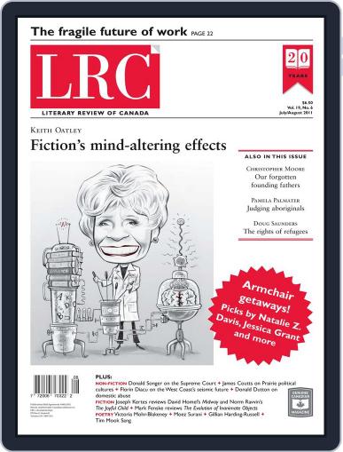 Literary Review of Canada June 29th, 2011 Digital Back Issue Cover