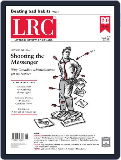 Literary Review of Canada June 9th, 2011 Digital Back Issue Cover