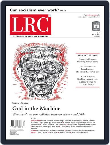 Literary Review of Canada June 1st, 2010 Digital Back Issue Cover
