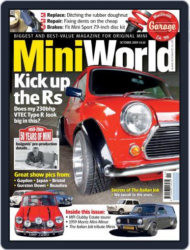 MiniWorld October 1st, 2009 Digital Back Issue Cover