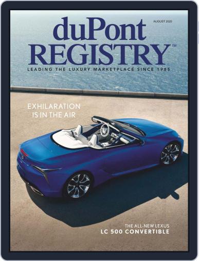 duPont REGISTRY August 1st, 2020 Digital Back Issue Cover