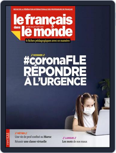 Le Français Dans Le Monde July 1st, 2020 Digital Back Issue Cover