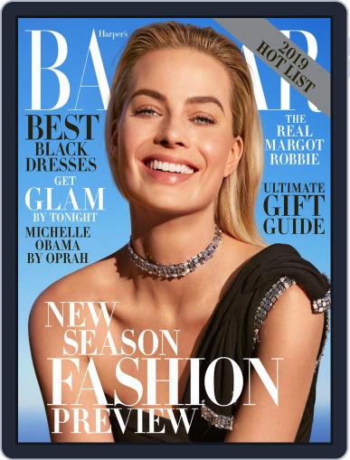 Harper's Bazaar December 1st, 2018 Digital Back Issue Cover