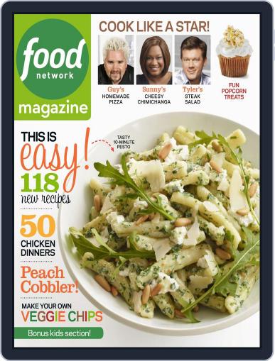 Food Network September 1st, 2013 Digital Back Issue Cover