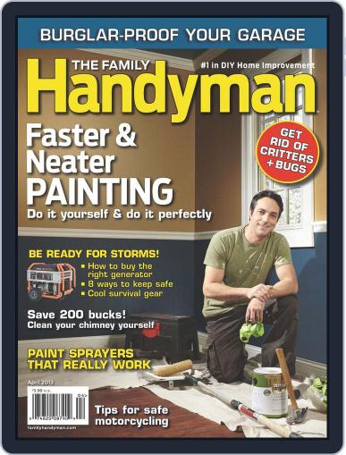 Family Handyman April 1st, 2013 Digital Back Issue Cover