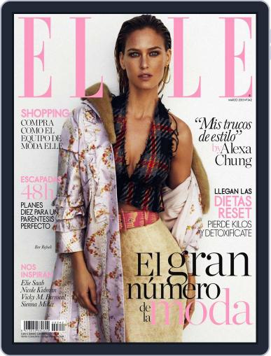 Elle España February 18th, 2015 Digital Back Issue Cover
