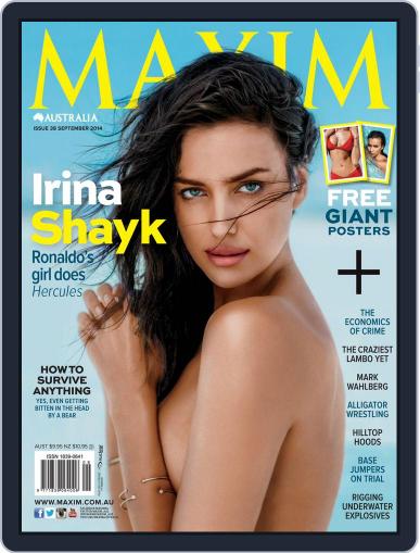 Maxim Australia August 19th, 2014 Digital Back Issue Cover