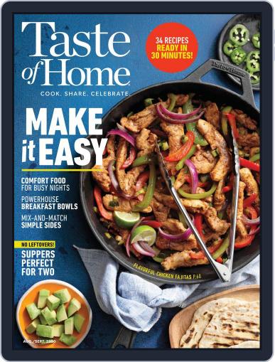 Taste of Home August 1st, 2020 Digital Back Issue Cover