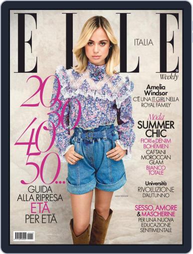 Elle Italia August 8th, 2020 Digital Back Issue Cover