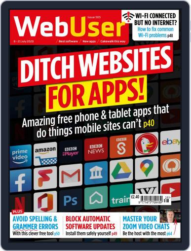 Webuser July 8th, 2020 Digital Back Issue Cover