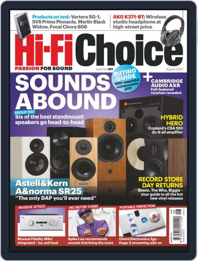 Hi-Fi Choice August 1st, 2020 Digital Back Issue Cover