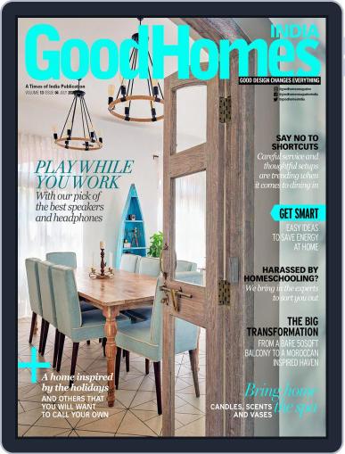 GoodHomes India July 1st, 2020 Digital Back Issue Cover