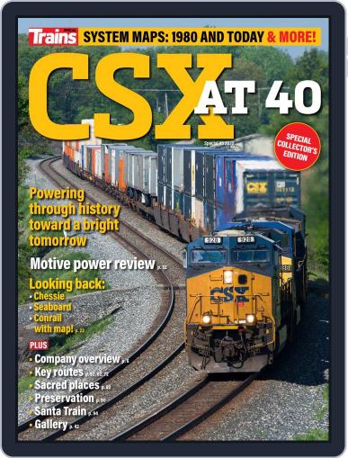 CSX at 40 July 10th, 2020 Digital Back Issue Cover