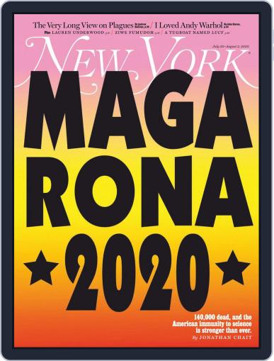 New York July 20th, 2020 Digital Back Issue Cover