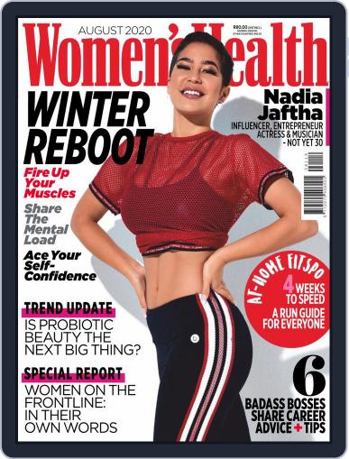 Women's Health South Africa August 1st, 2020 Digital Back Issue Cover