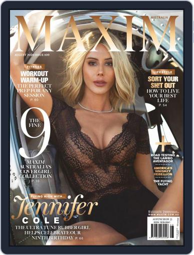 Maxim Australia August 1st, 2020 Digital Back Issue Cover