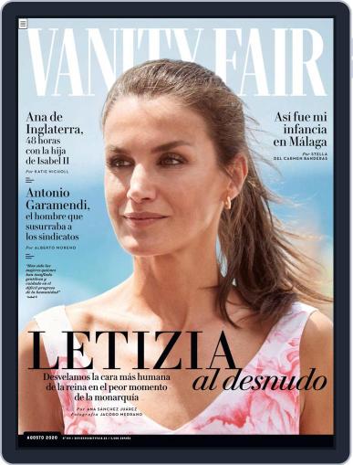 Vanity Fair España August 1st, 2020 Digital Back Issue Cover