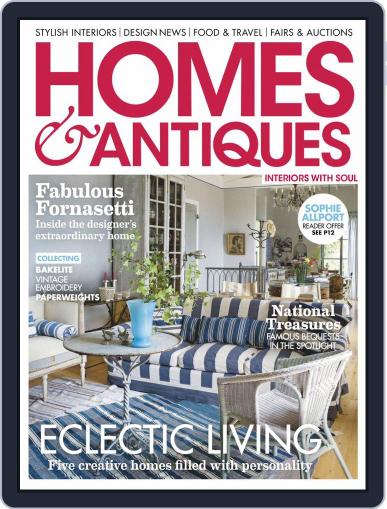 Homes & Antiques August 1st, 2020 Digital Back Issue Cover