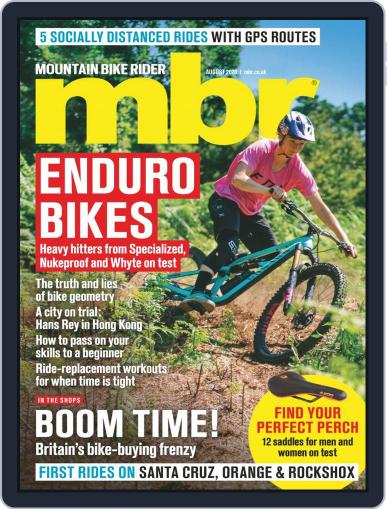 Mountain Bike Rider August 1st, 2020 Digital Back Issue Cover