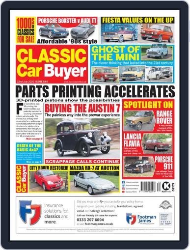Classic Car Buyer July 22nd, 2020 Digital Back Issue Cover