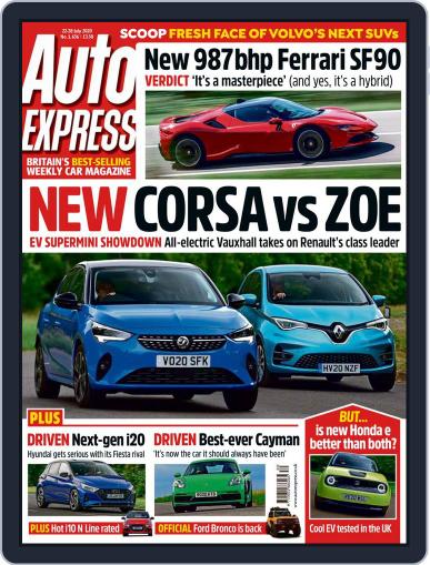 Auto Express July 22nd, 2020 Digital Back Issue Cover