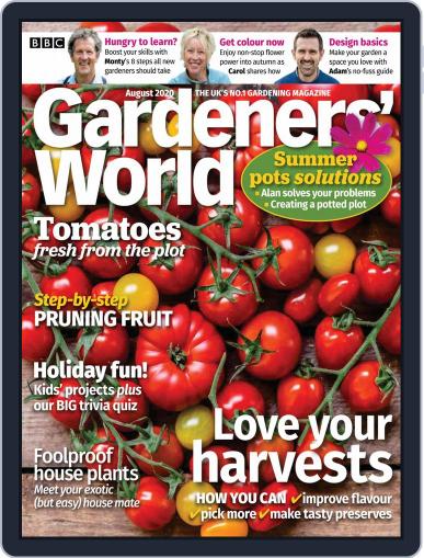 BBC Gardeners' World August 1st, 2020 Digital Back Issue Cover