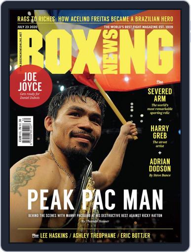 Boxing News July 23rd, 2020 Digital Back Issue Cover