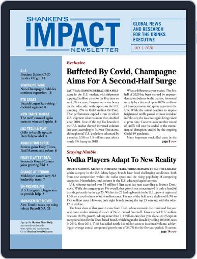 Shanken's Impact Newsletter July 1st, 2020 Digital Back Issue Cover