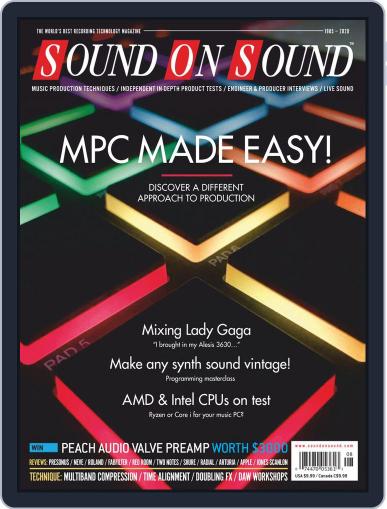 Sound On Sound USA August 1st, 2020 Digital Back Issue Cover