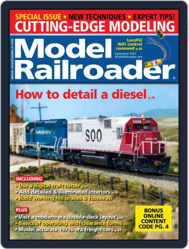 Model Railroader September 1st, 2020 Digital Back Issue Cover