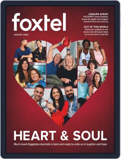 Foxtel August 1st, 2020 Digital Back Issue Cover