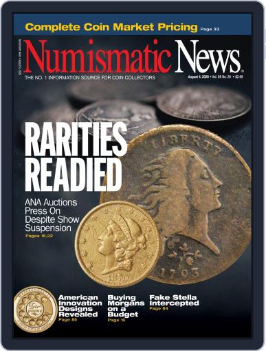 Numismatic News August 4th, 2020 Digital Back Issue Cover