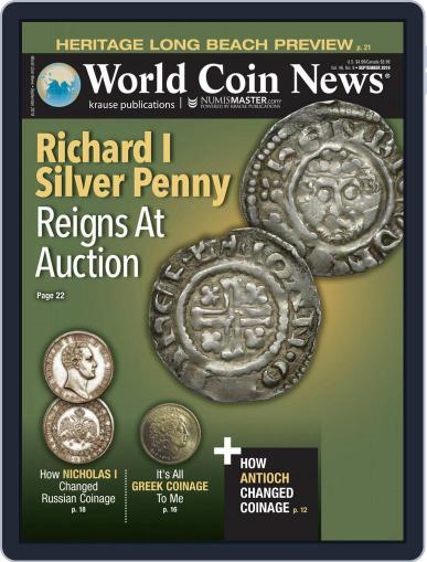 World Coin News September 1st, 2019 Digital Back Issue Cover