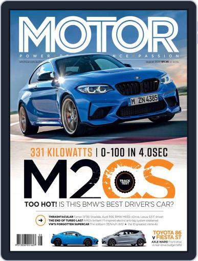 Motor Magazine Australia August 1st, 2020 Digital Back Issue Cover